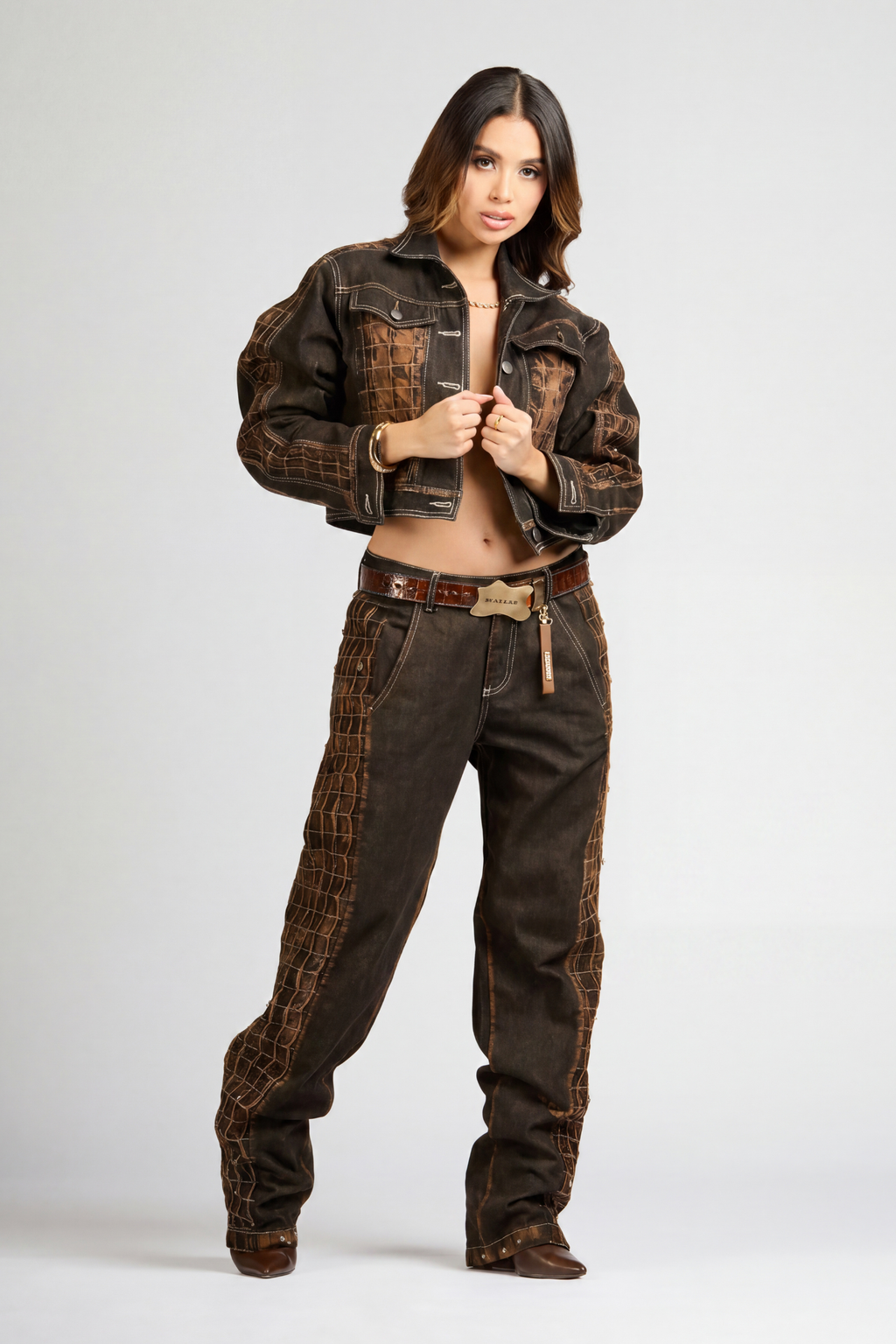SET CHAQUETA Y JEAN URUS BLACK