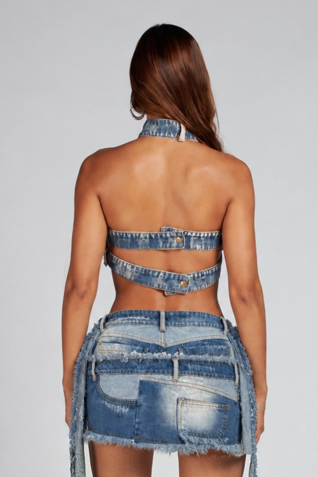 CROP TOP ARDENAS AZUL