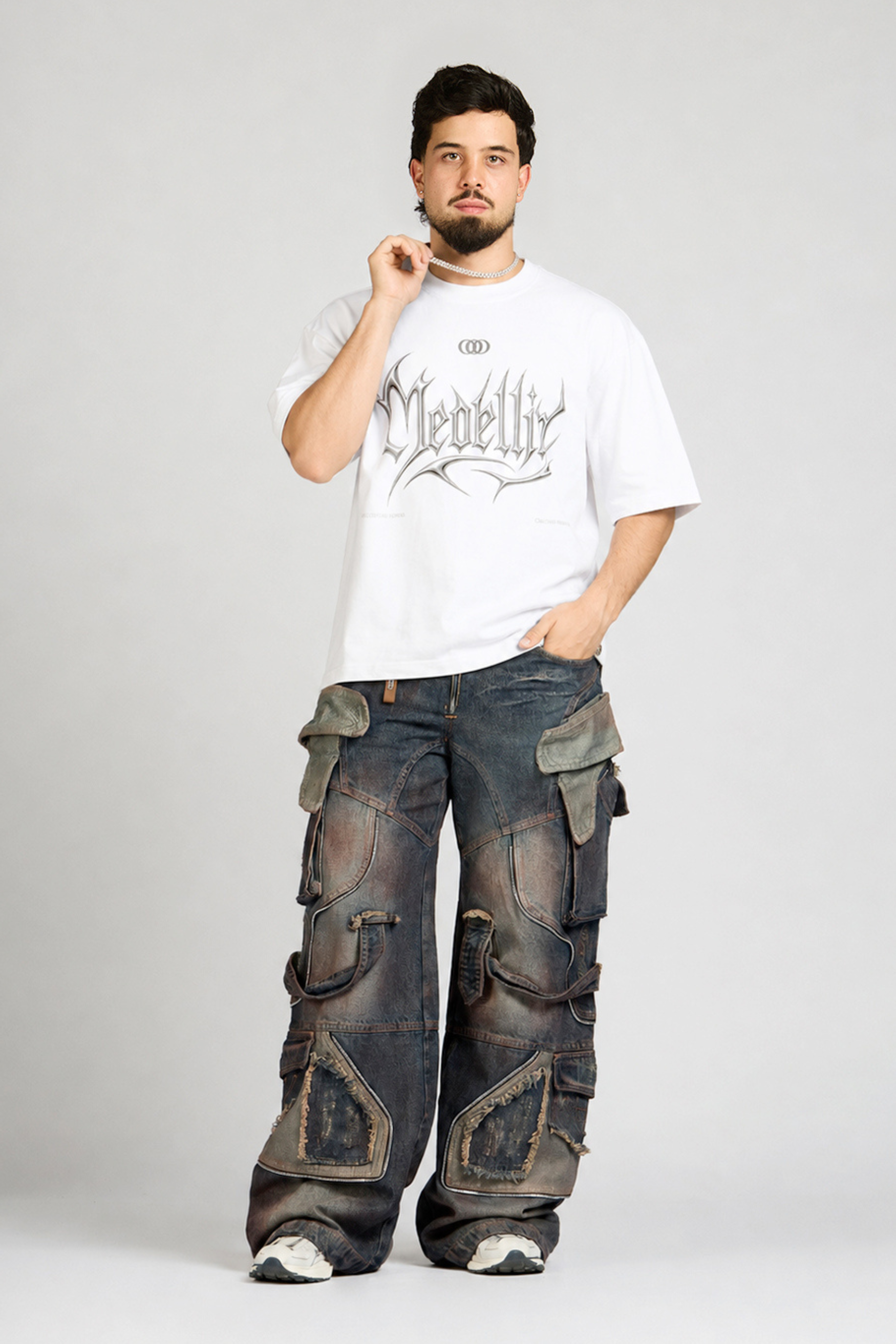 SET CAMISETA Y JEAN SIGNATURE AZUL MEN