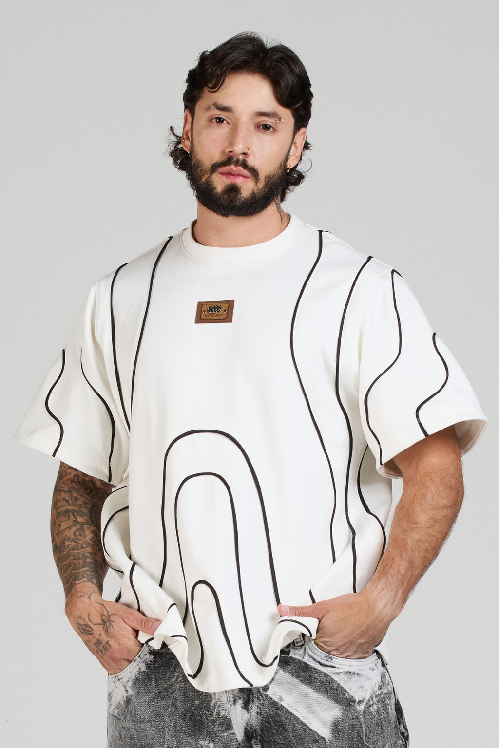 CAMISETA STRANGE MARFIL