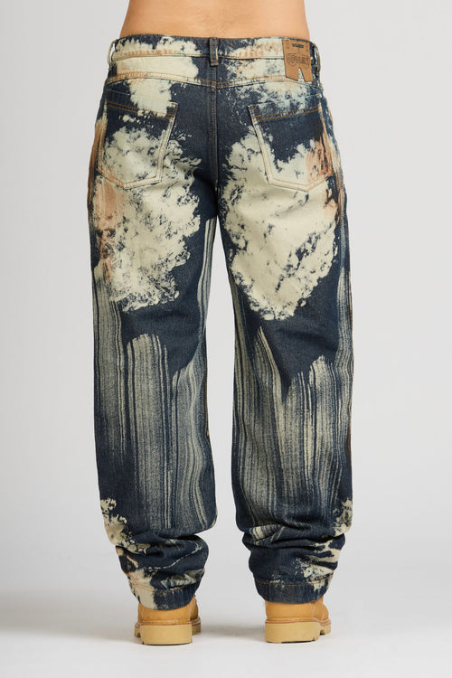 JEAN PEDREGAL BIKER BLUE
