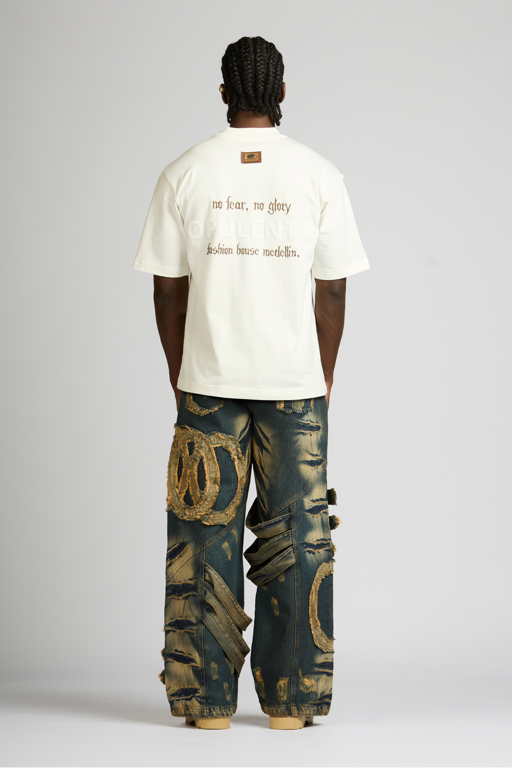 SET CAMISETA Y JEAN EMBLEM AZUL