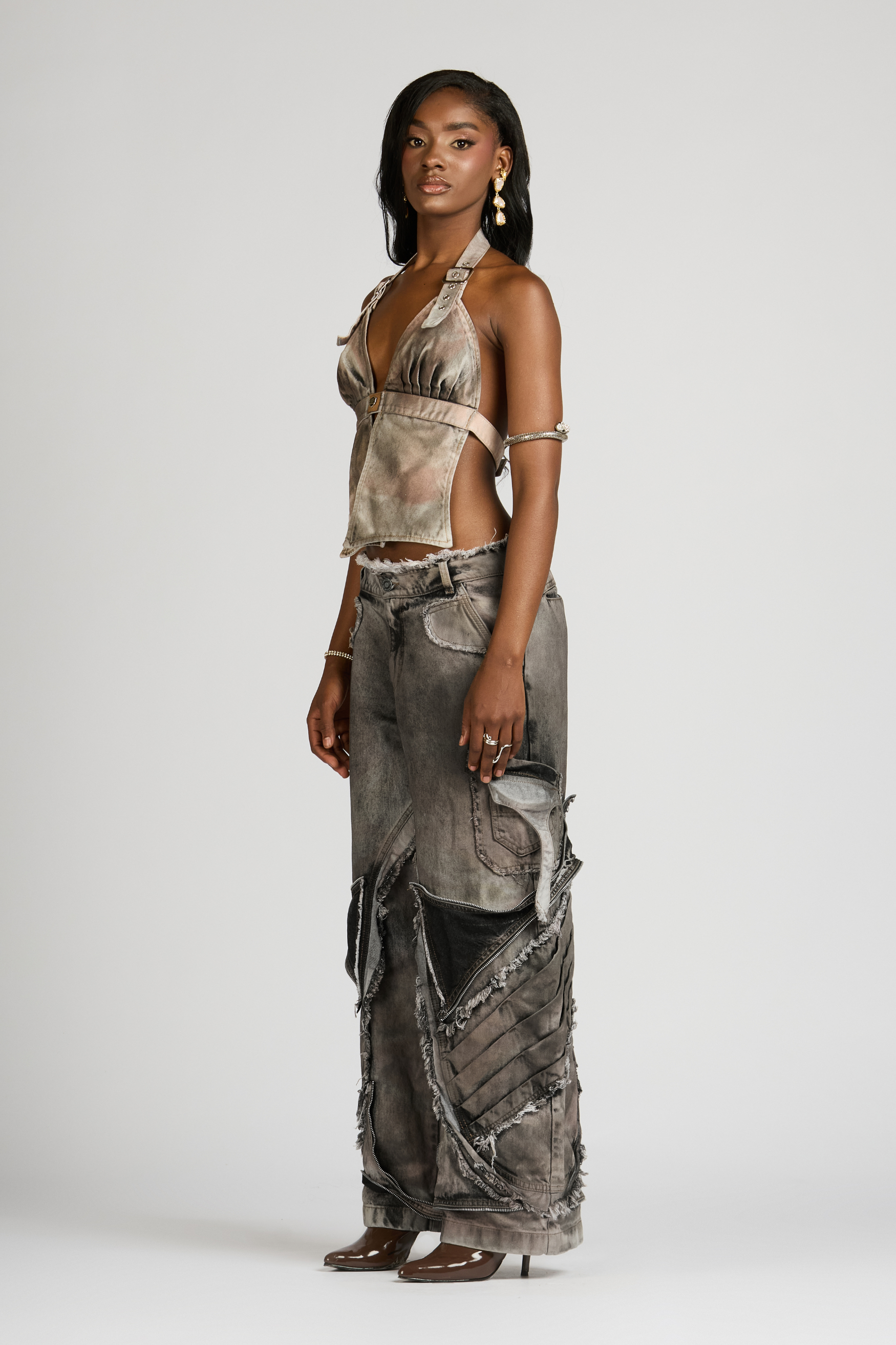 SET CROP TOP Y JEAN FUSSION PALMS