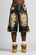 BERMUDA PEDREGAL BIKER NEGRA