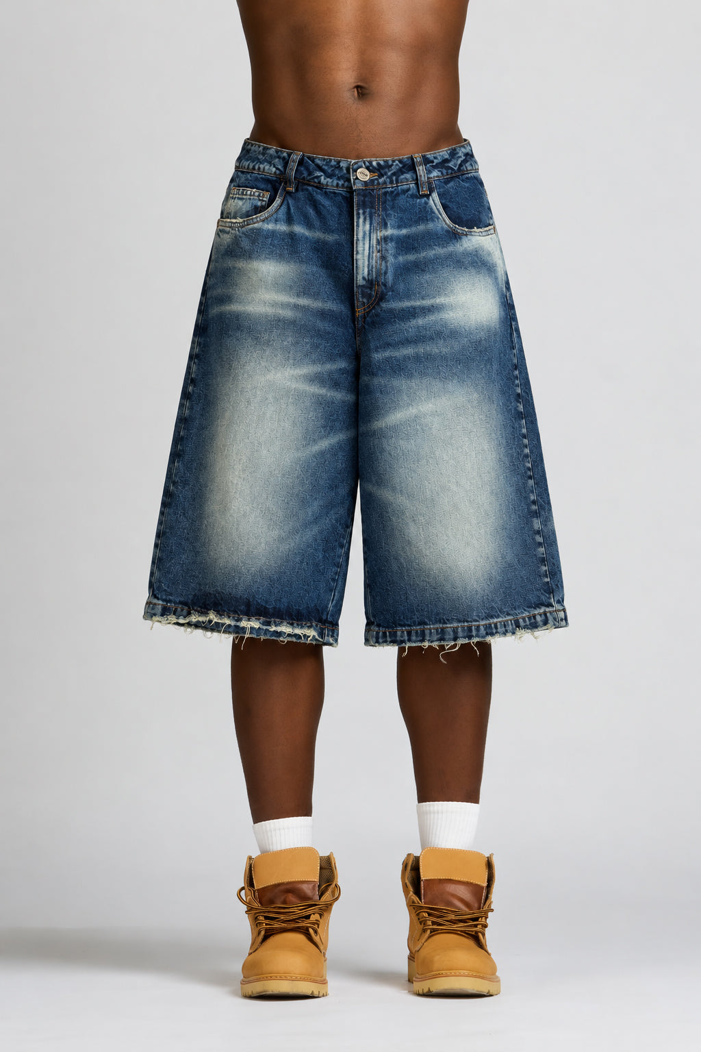 BERMUDA PEDREGAL BIKER BLUE
