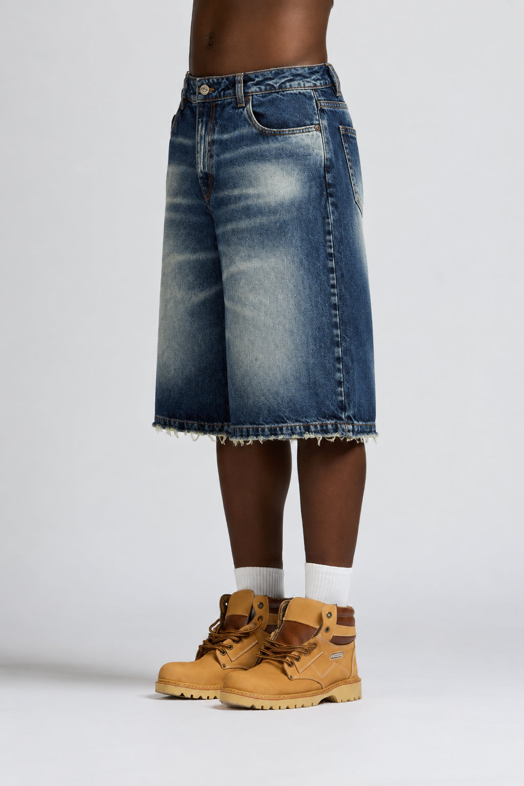 BERMUDA PEDREGAL BIKER BLUE