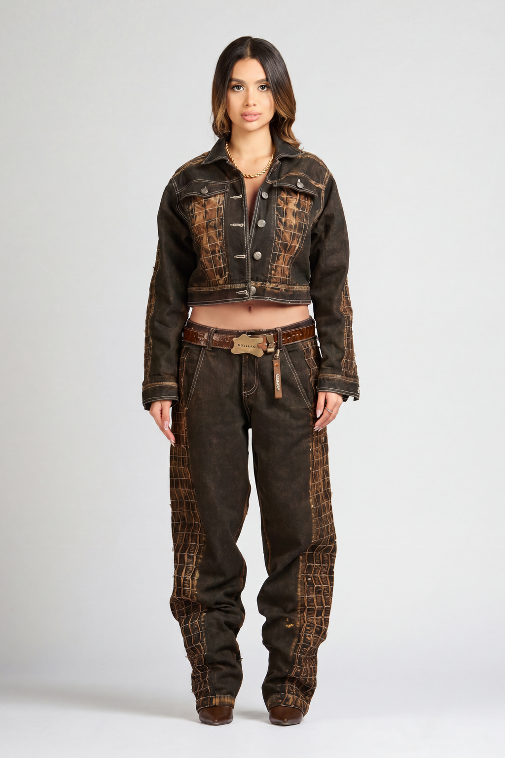 SET CHAQUETA Y JEAN URUS BLACK