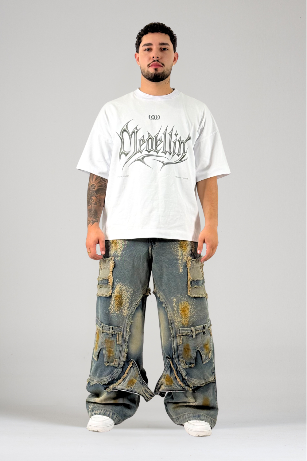 SET CAMISETA Y JEAN S91 AZUL MEN