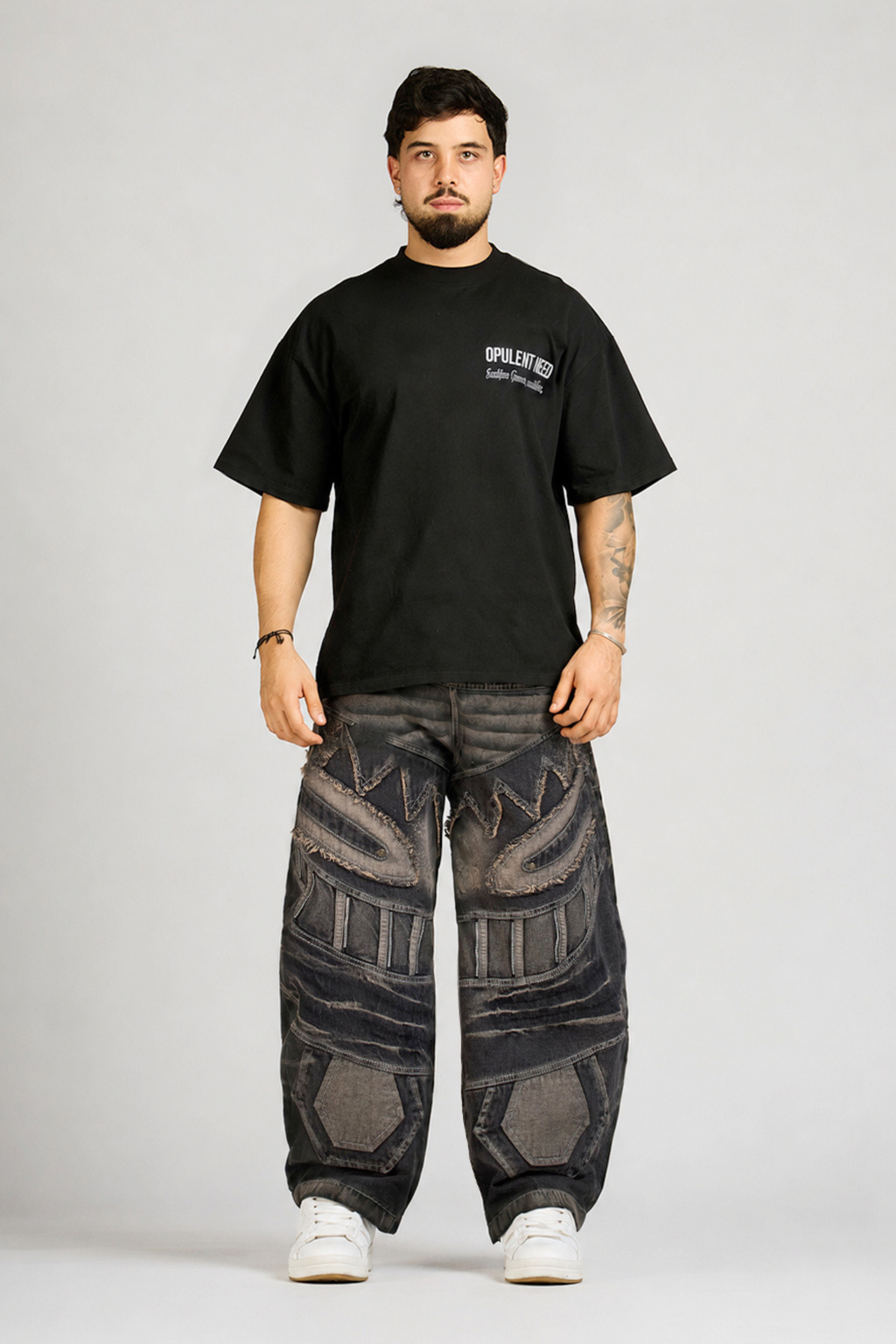SET CAMISETA Y JEAN FACEBLACK MEN