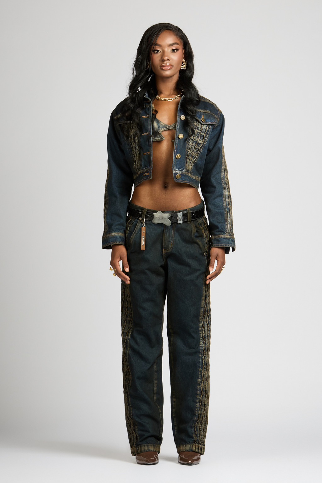 SET CHAQUETA Y JEAN URUS BLUE WOMAN
