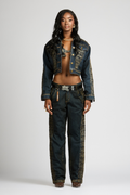 SET CHAQUETA Y JEAN URUS BLUE WOMAN