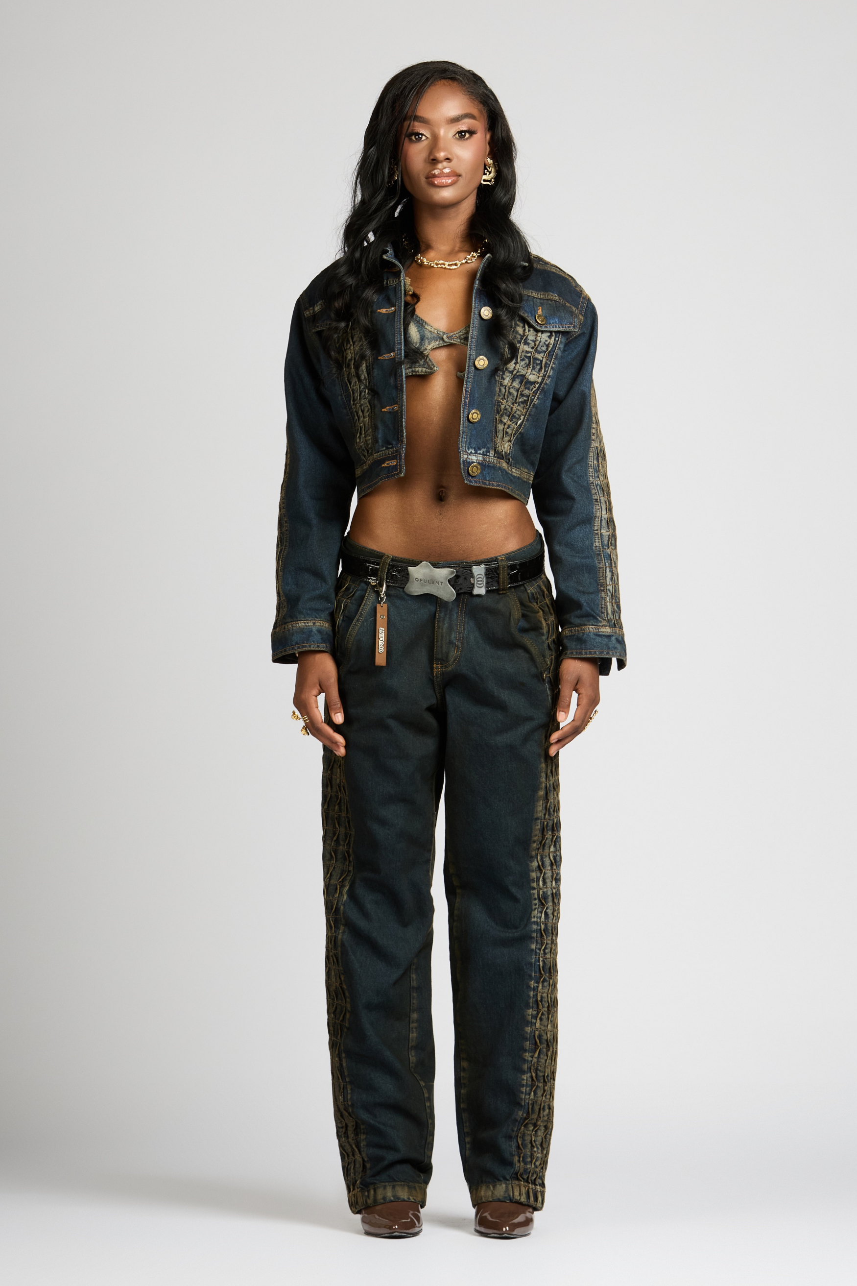 SET CHAQUETA Y JEAN URUS BLUE WOMAN