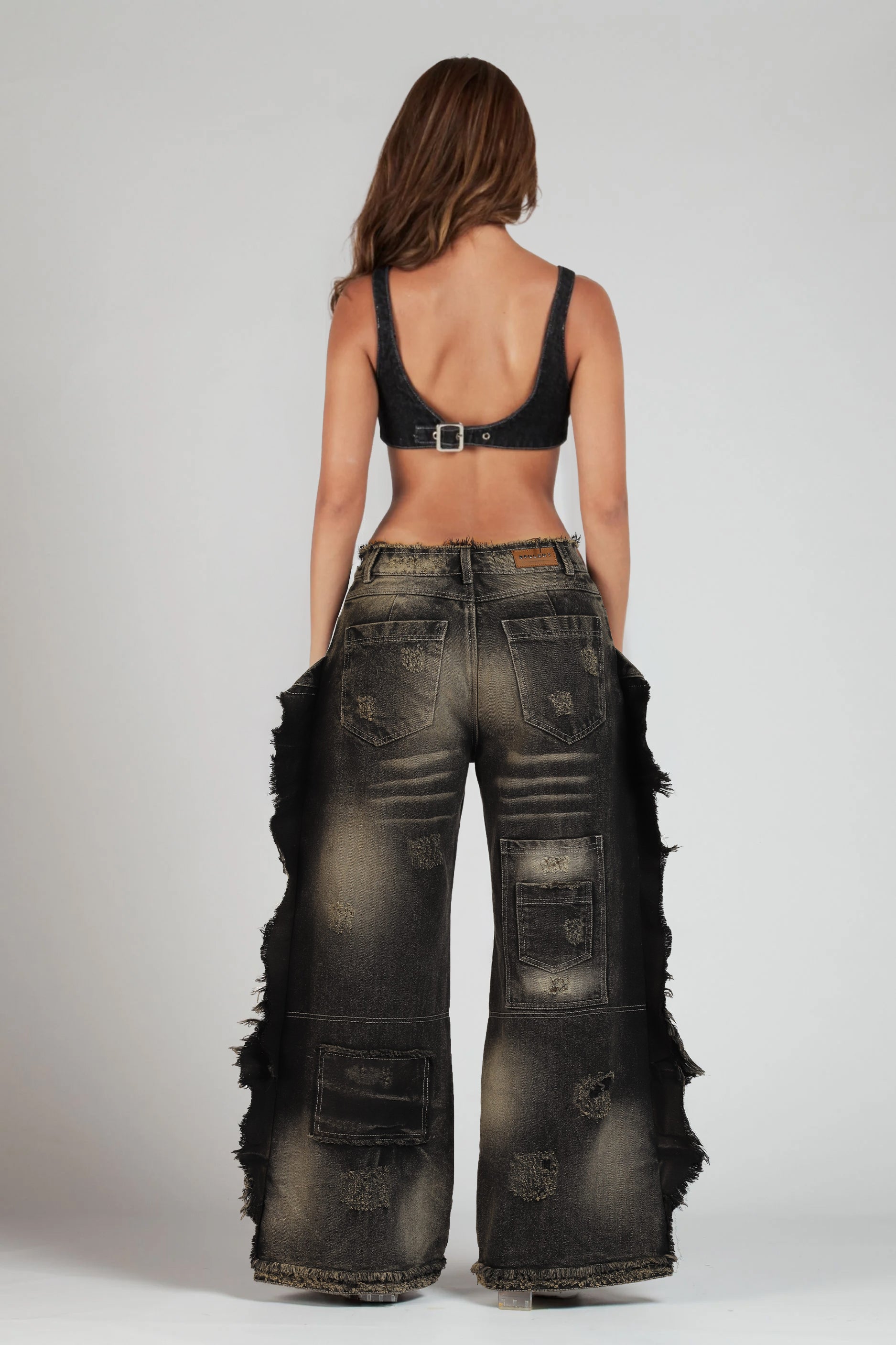 SET CROP TOP Y JEAN KG