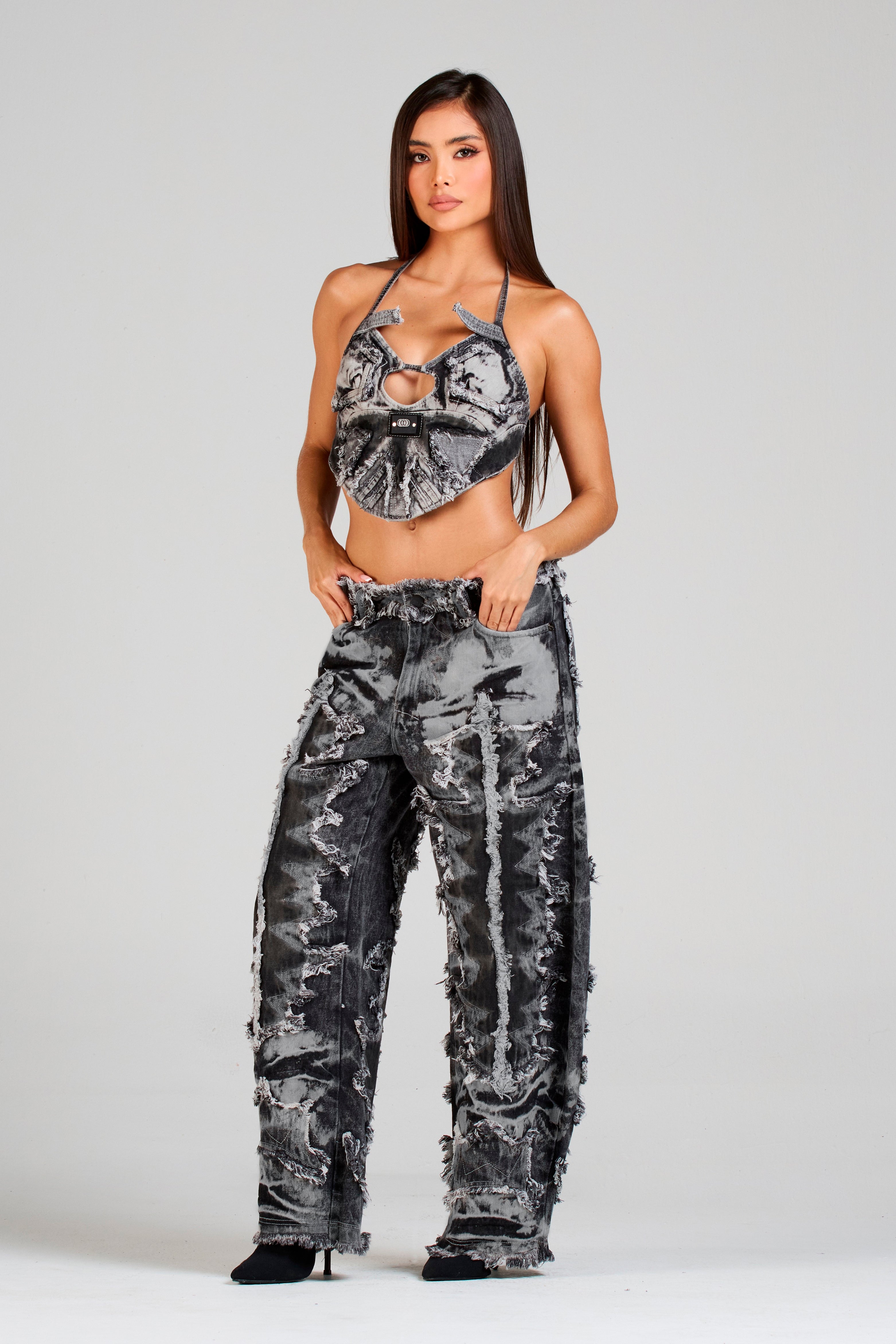 SET CROP Y JEAN ULTRONIC