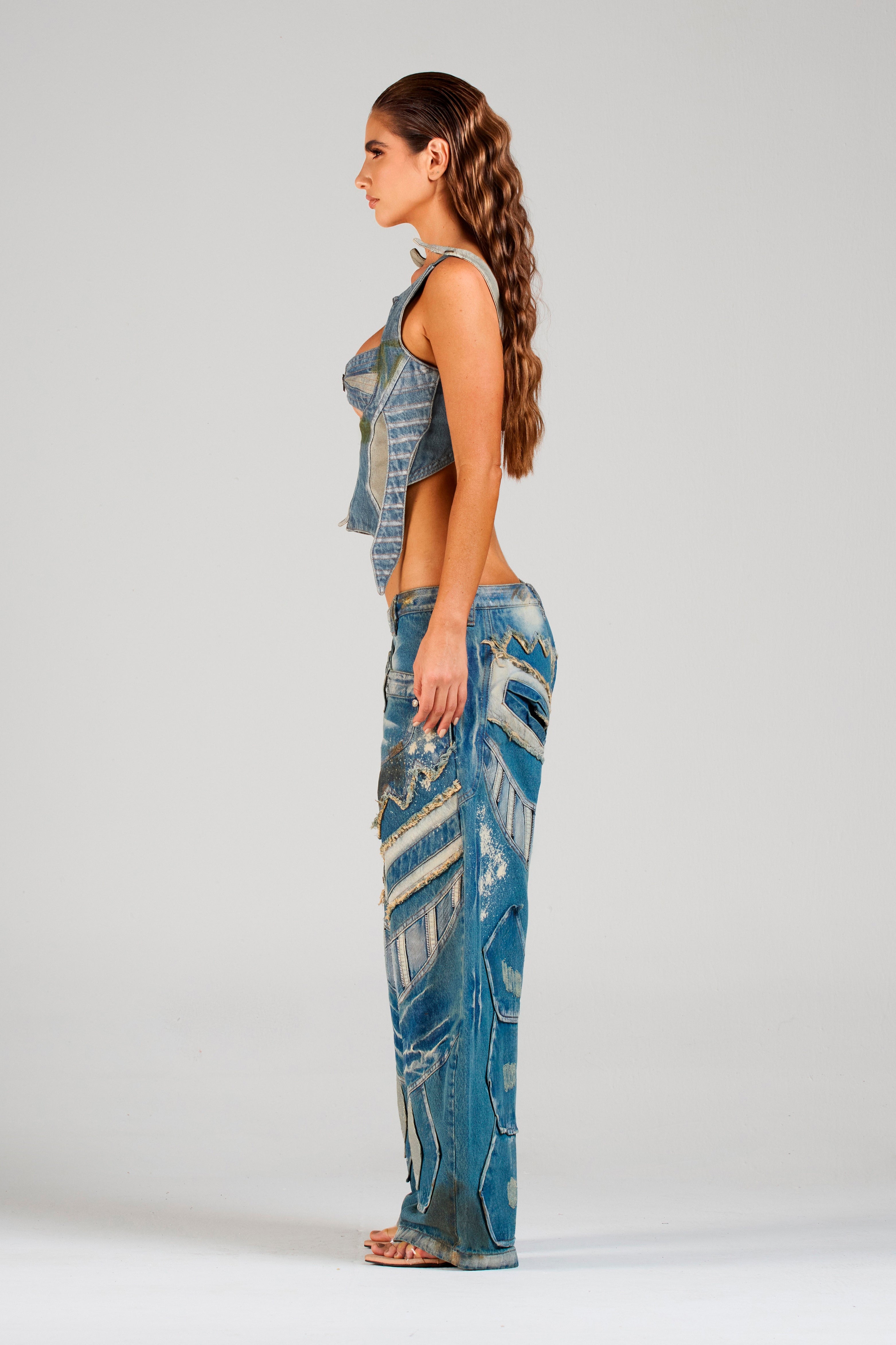 SET CORSÉ Y JEAN FACEBLUE